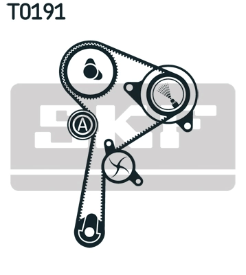 Water Pump & Timing Belt Kit VKMC 06134-2