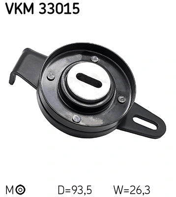 Deflection/Guide Pulley, V-ribbed belt VKM 33015