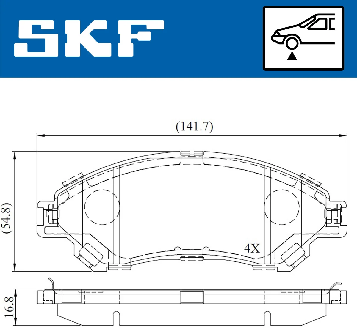Brake Pad Set, disc brake VKBP 80239 A