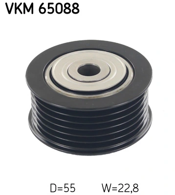 Deflection/Guide Pulley, V-ribbed belt VKM 65088