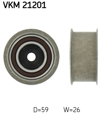 Deflection Pulley/Guide Pulley, timing belt VKM 21201