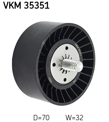 Deflection/Guide Pulley, V-ribbed belt VKM 35351