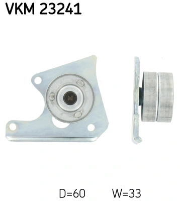 Deflection Pulley/Guide Pulley, timing belt VKM 23241