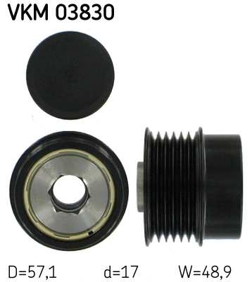 Alternator Freewheel Clutch VKM 03830