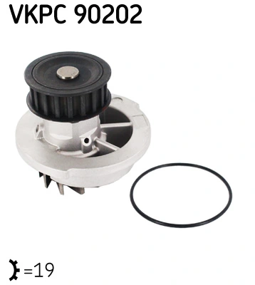 Water Pump, engine cooling Aquamax VKPC 90202