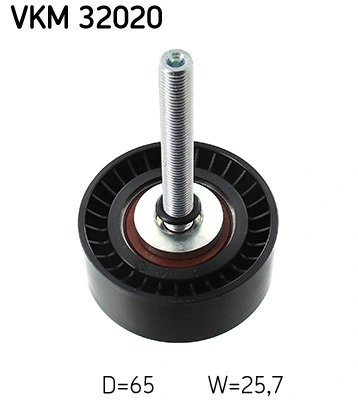 Deflection/Guide Pulley, V-ribbed belt VKM 32020