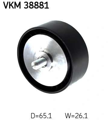 Deflection/Guide Pulley, V-ribbed belt VKM 38881