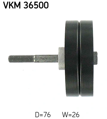 Deflection/Guide Pulley, V-ribbed belt VKM 36500