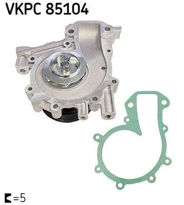 SKF VKPC 85104 Water Pump, engine cooling