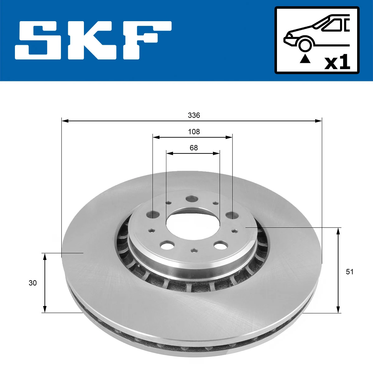 Brake Disc VKBD 80269 V1