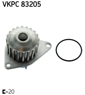 Water Pump, engine cooling VKPC 83205