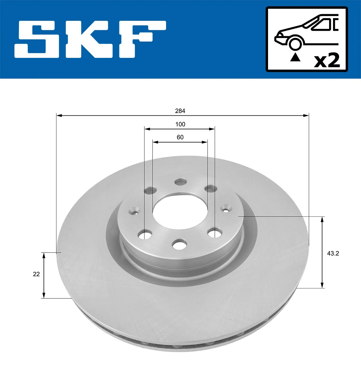 Brake Disc VKBD 80311 V2