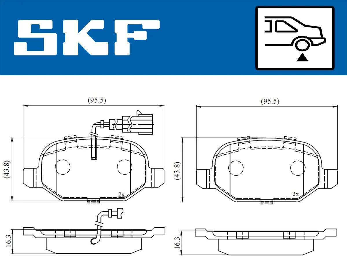 Brake Pad Set, disc brake VKBP 90398 E