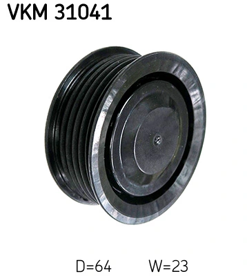 Deflection/Guide Pulley, V-ribbed belt VKM 31041