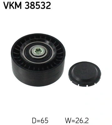 Deflection/Guide Pulley, V-ribbed belt VKM 38532