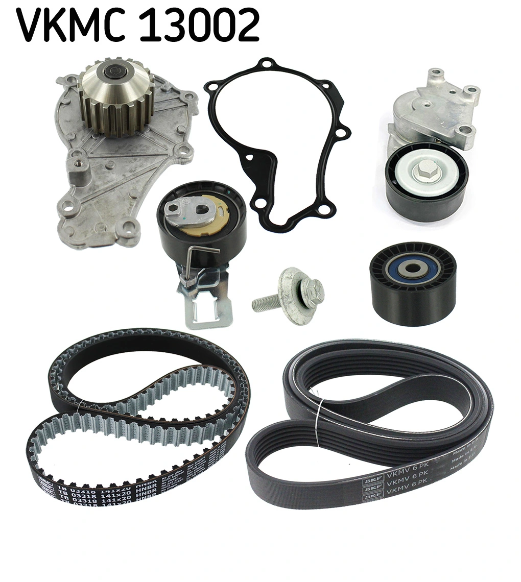 Water Pump & Timing Belt Kit VKMC 13002