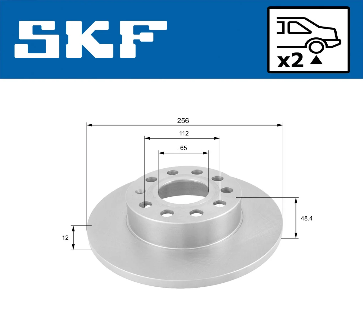Brake Disc VKBD 90051 S2