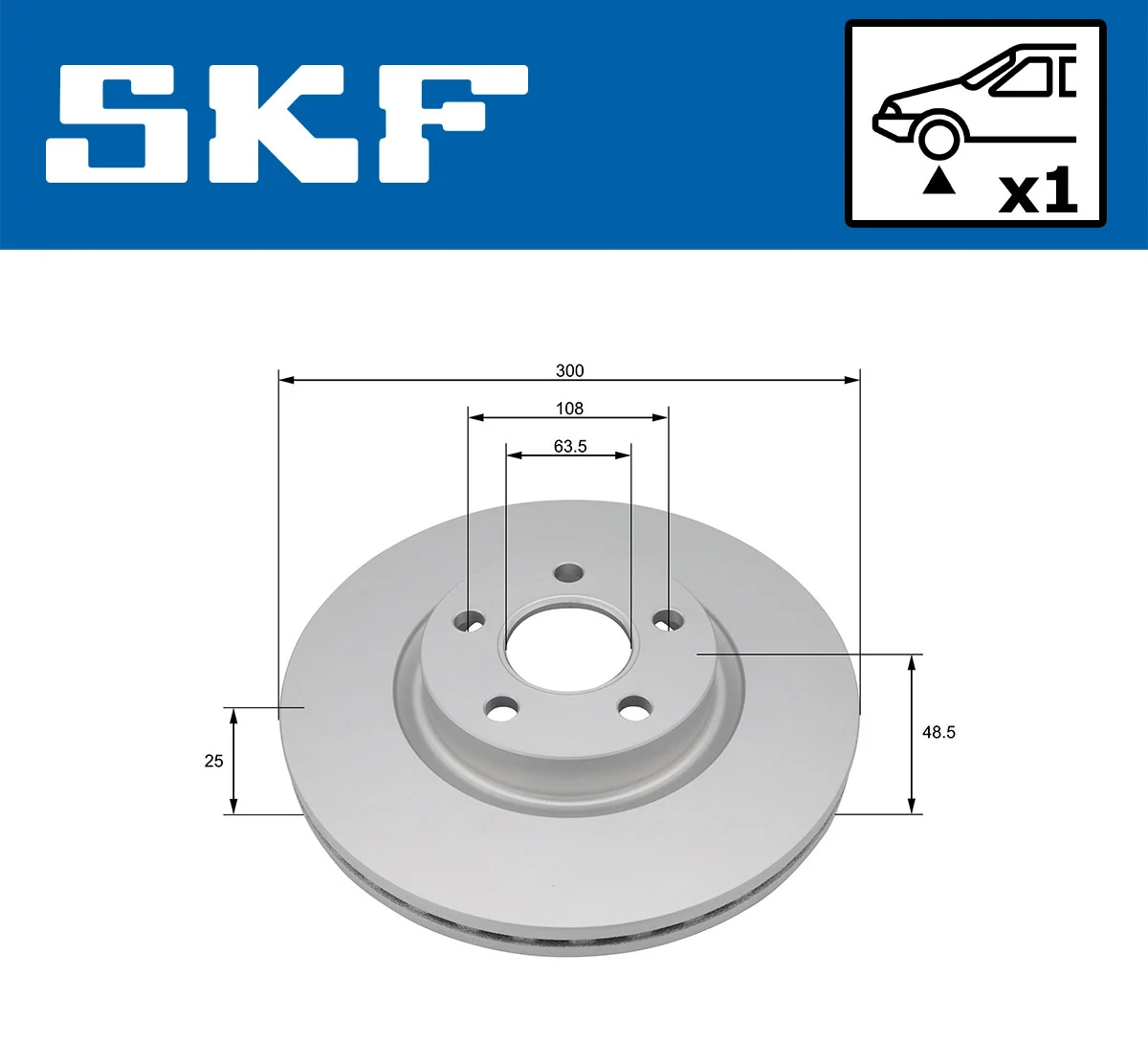 Brake Disc VKBD 81342 V1