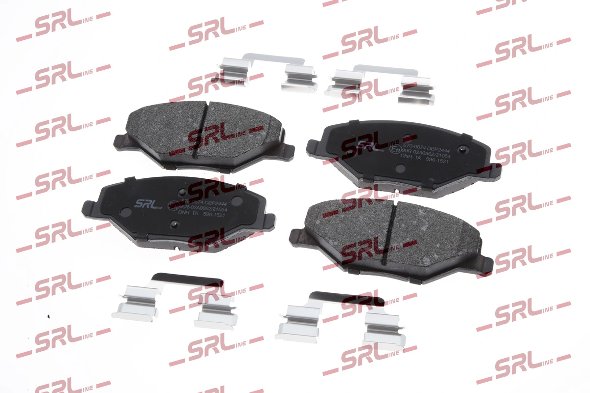 Brake Pad Set, disc brake S70-0674