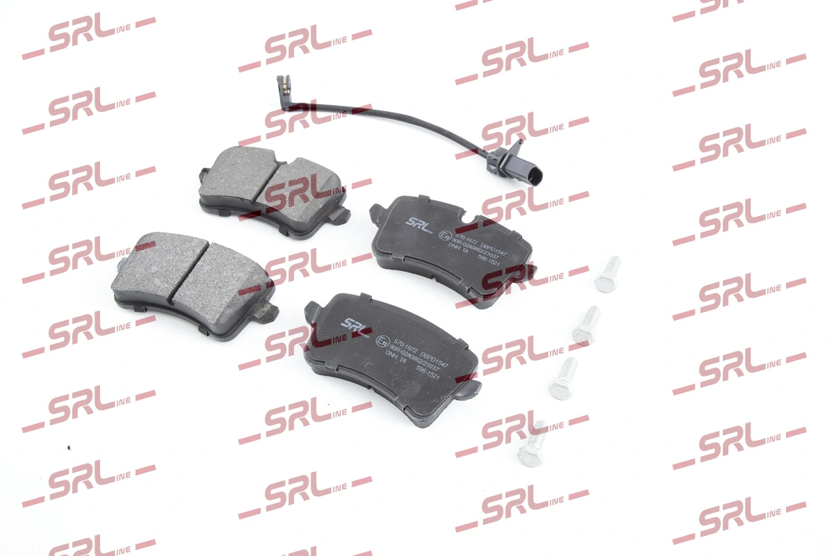 Brake Pad Set, disc brake S70-1672