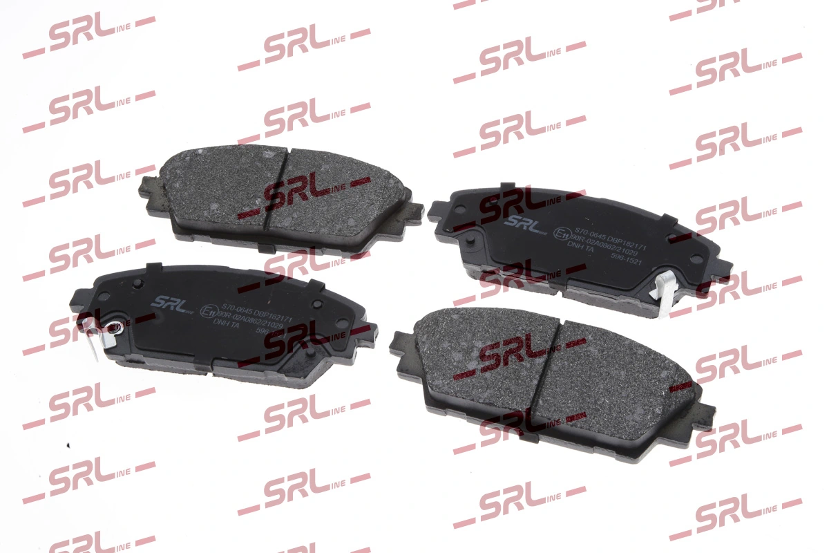 Brake Pad Set, disc brake S70-0645
