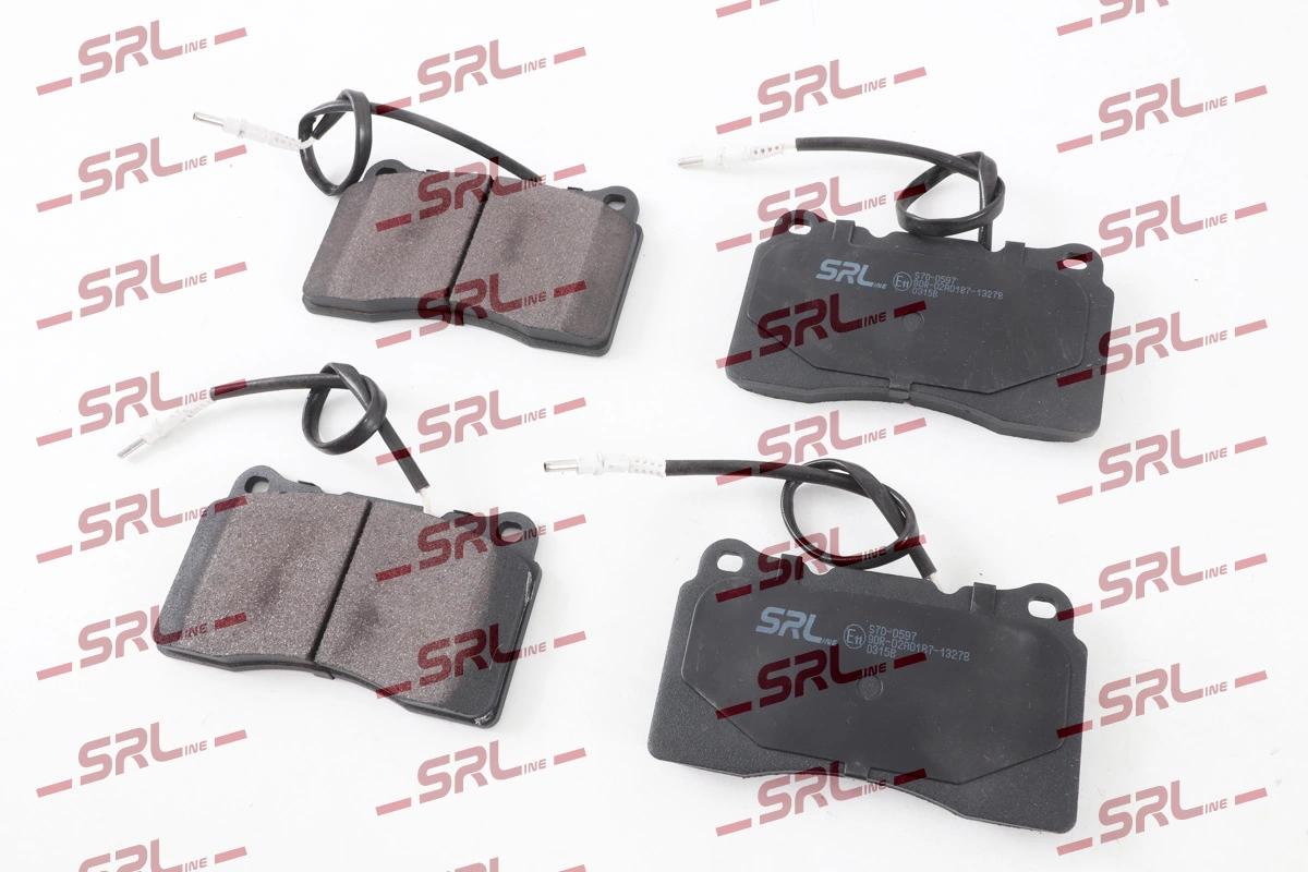 Brake Pad Set, disc brake S70-0597