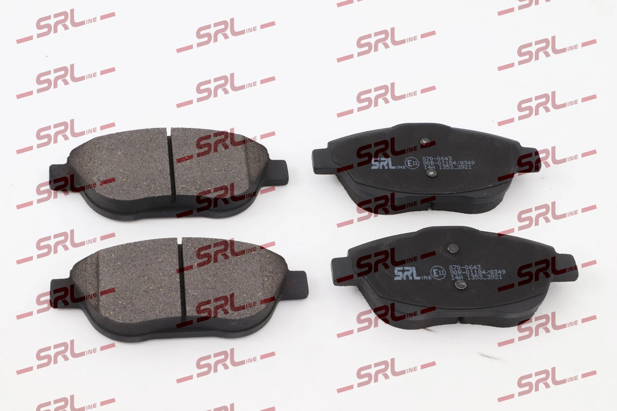 Brake Pad Set, disc brake S70-0643