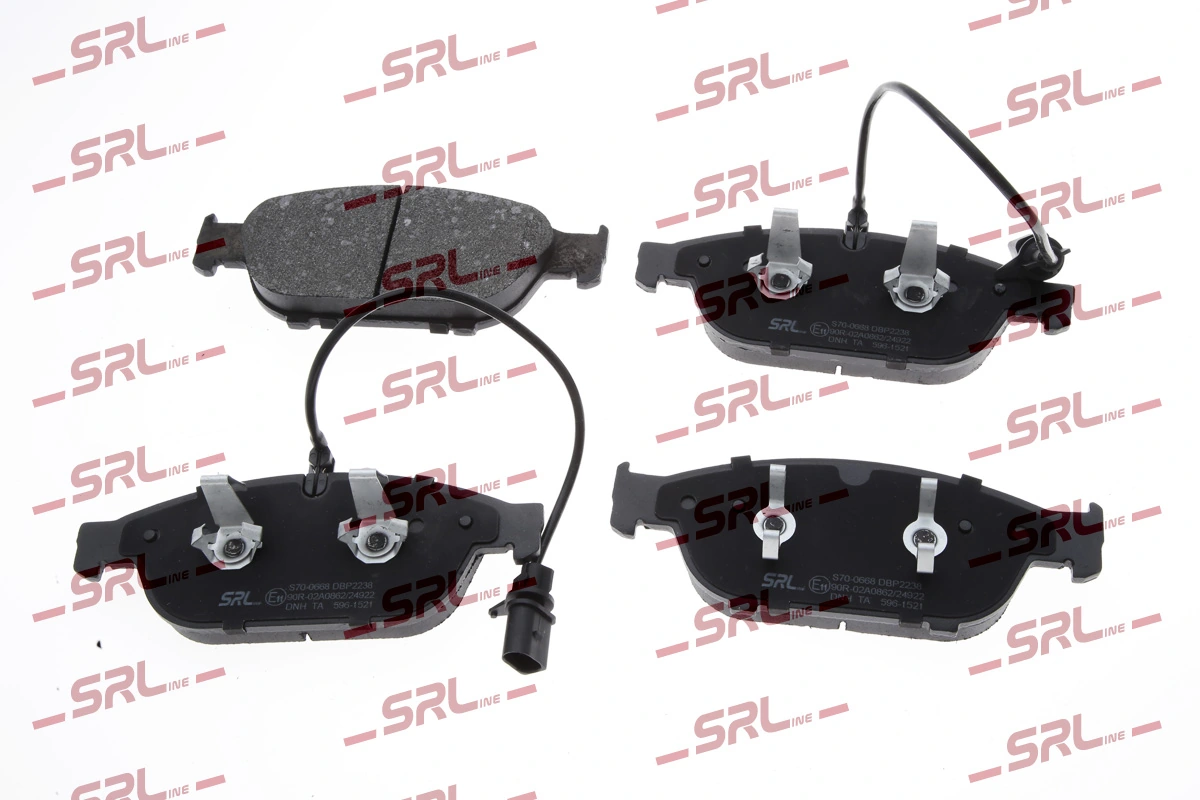 Brake Pad Set, disc brake S70-0668