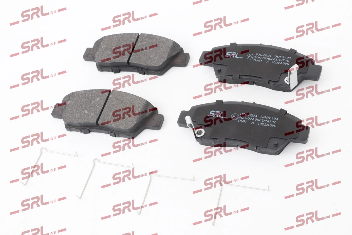 Brake Pad Set, disc brake S70-0624