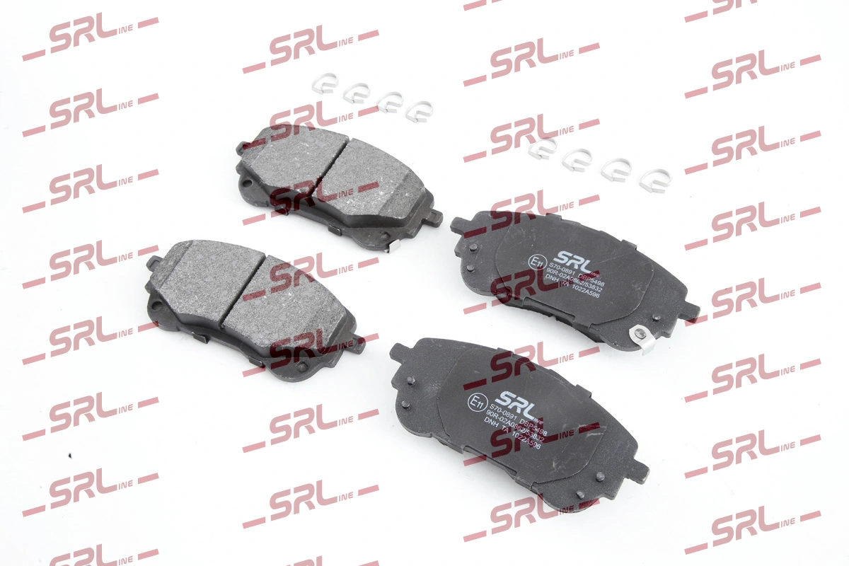 Brake Pad Set, disc brake S70-0891