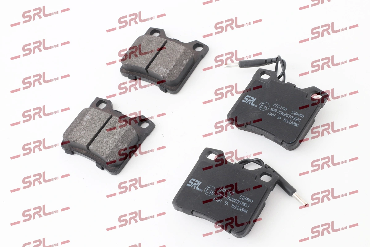 Brake Pad Set, disc brake S70-1195