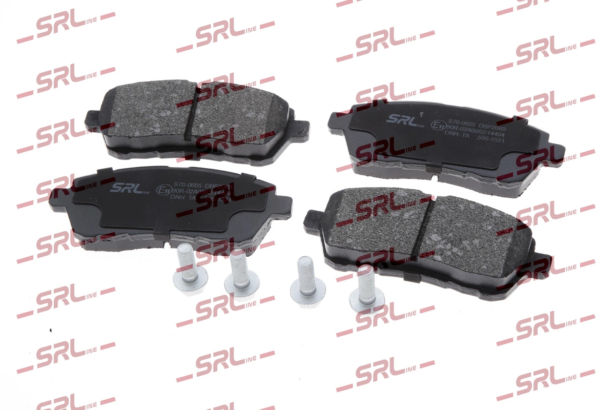 Brake Pad Set, disc brake S70-0655