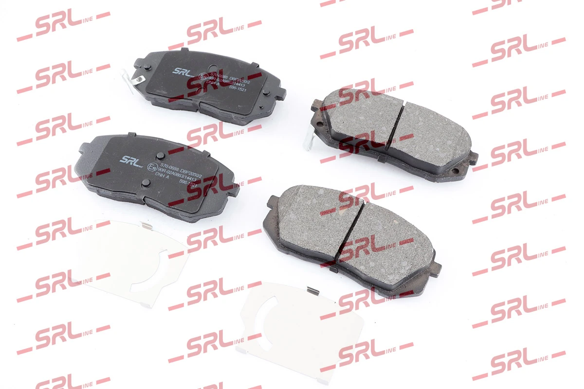 Brake Pad Set, disc brake S70-0688