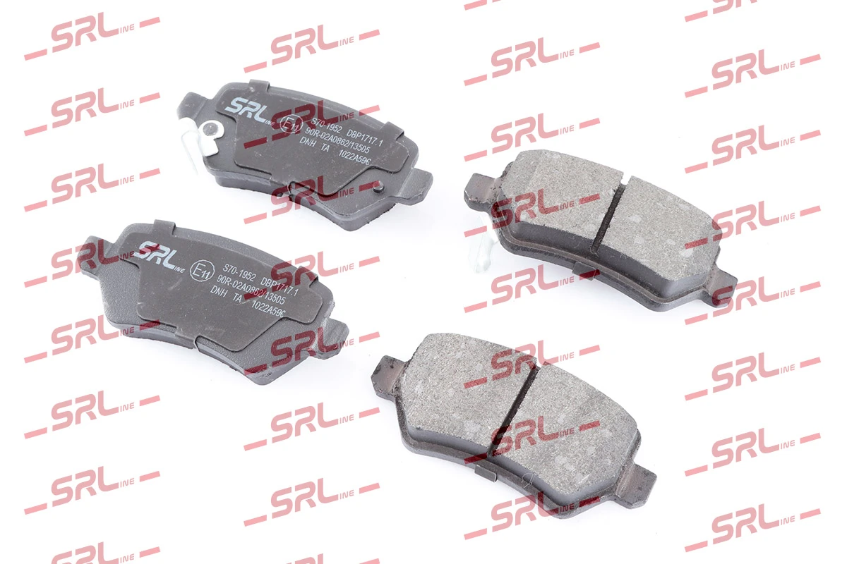 Brake Pad Set, disc brake S70-1952