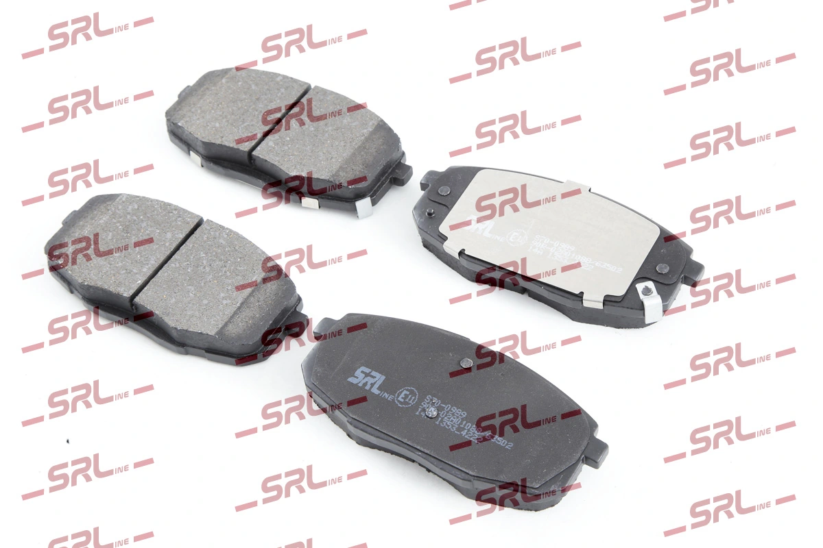 Brake Pad Set, disc brake S70-0989