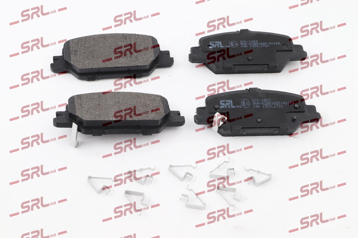 Brake Pad Set, disc brake S70-1883