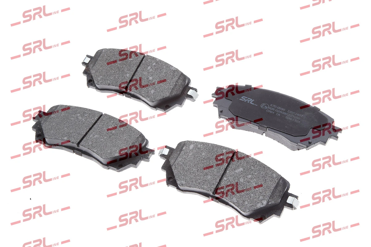 Brake Pad Set, disc brake S70-0686