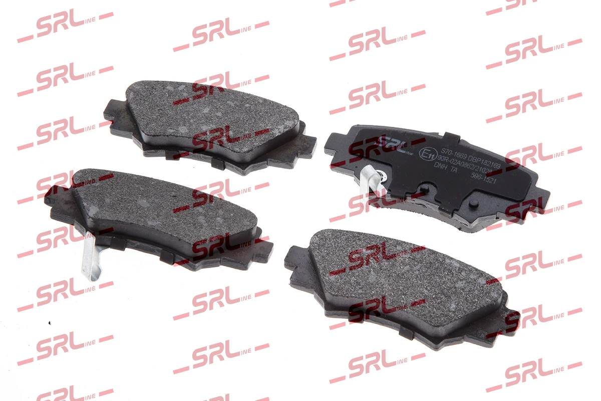 Brake Pad Set, disc brake S70-1669