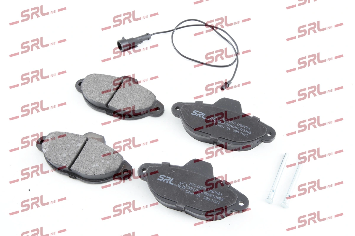 Brake Pad Set, disc brake S70-0670