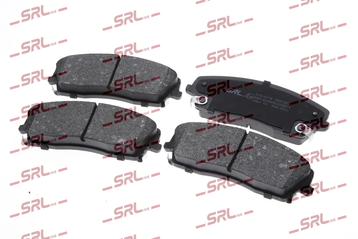 Brake Pad Set, disc brake S70-0778