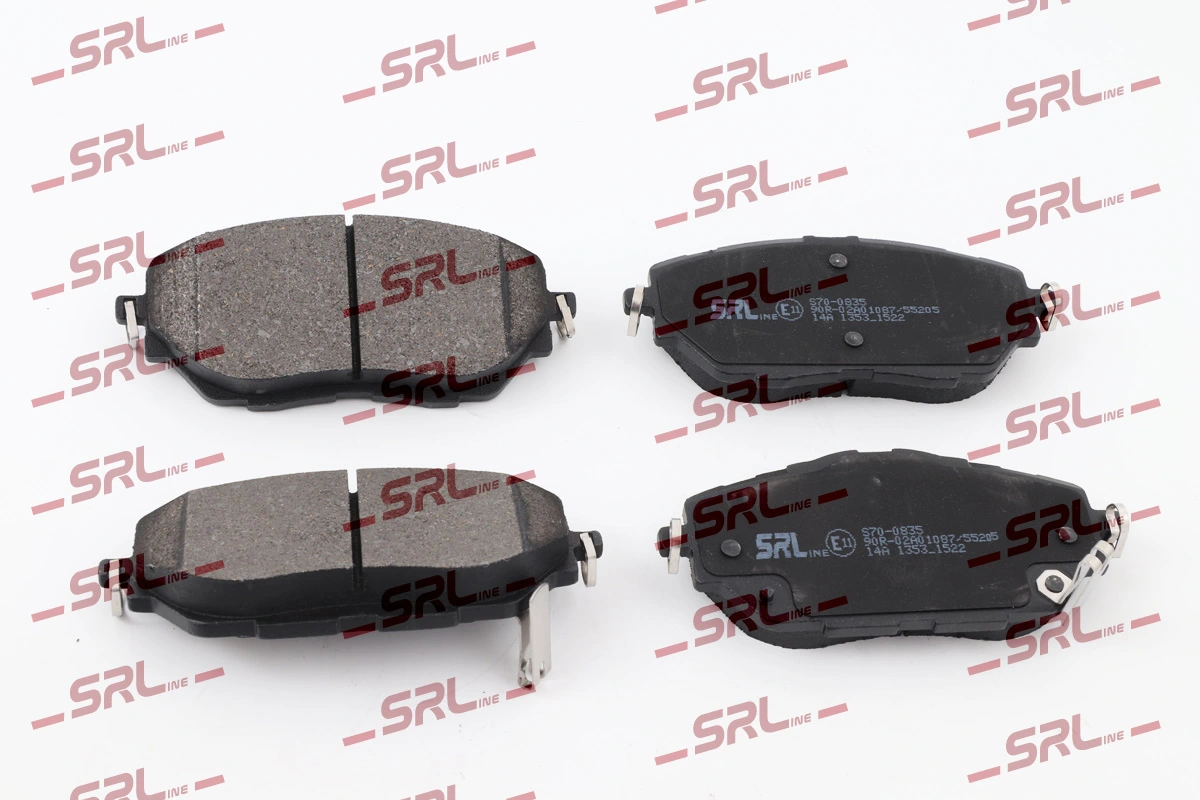 Brake Pad Set, disc brake S70-0835
