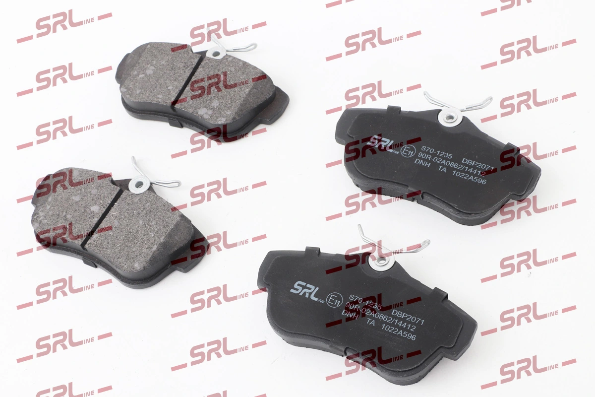 Brake Pad Set, disc brake S70-1235