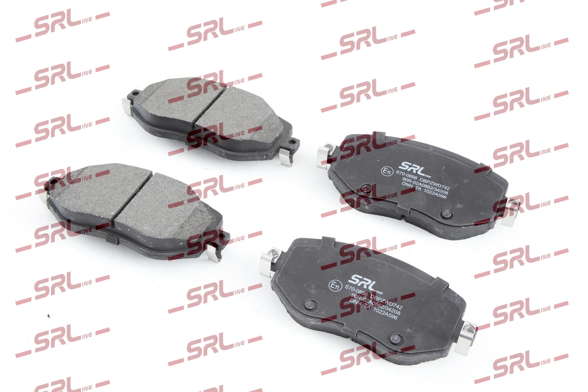 Brake Pad Set, disc brake S70-0898