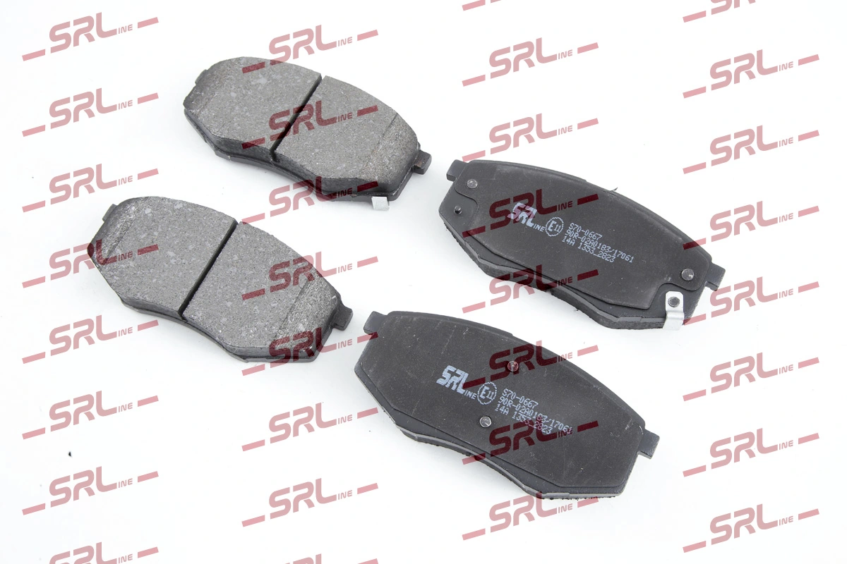 Brake Pad Set, disc brake S70-0667
