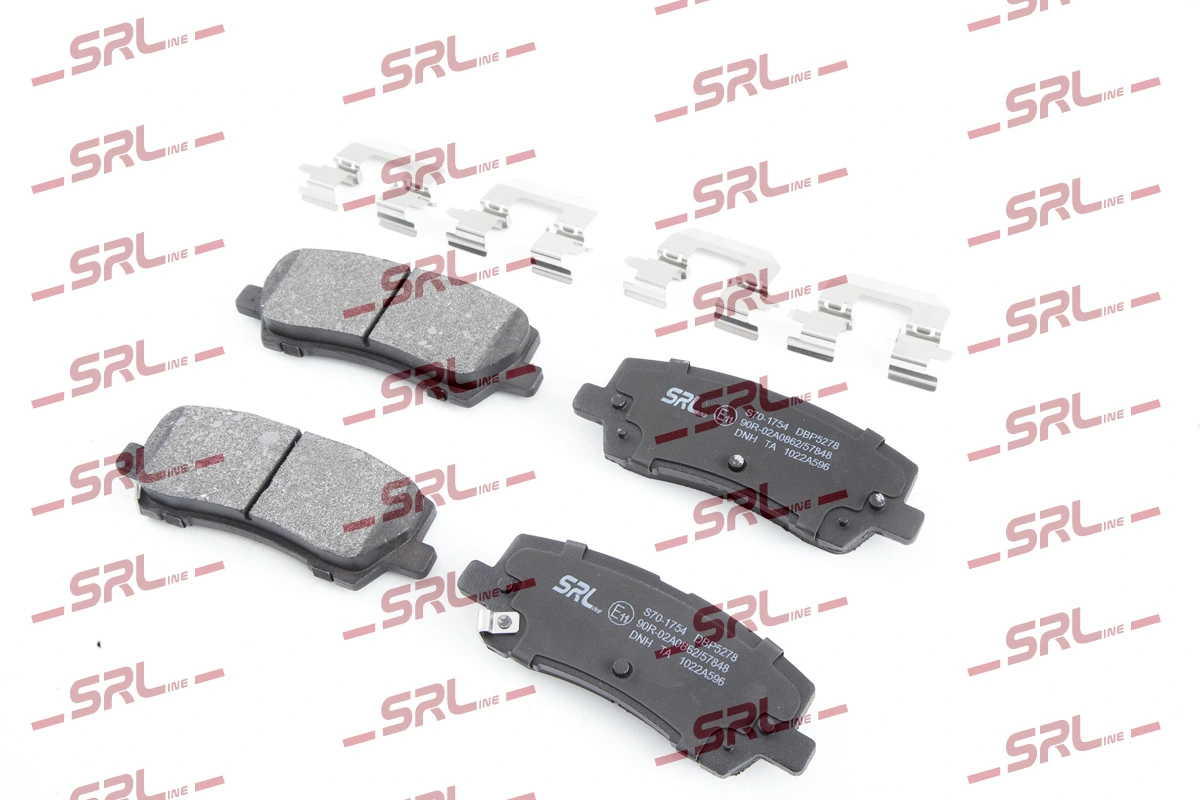 Brake Pad Set, disc brake S70-1754