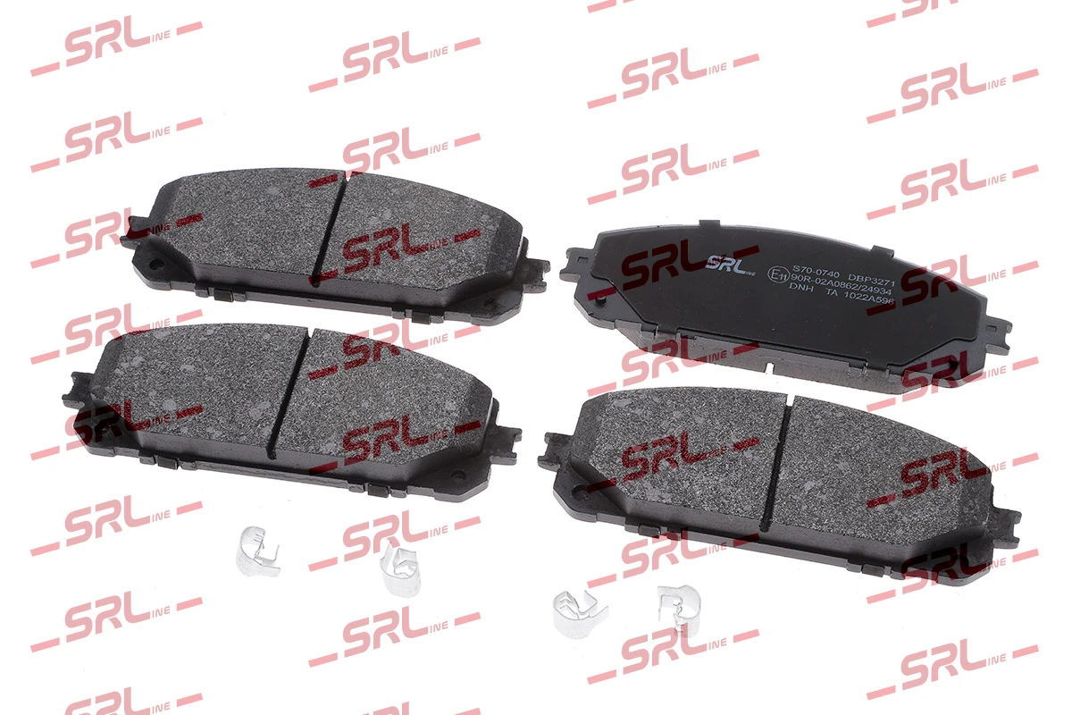 Brake Pad Set, disc brake S70-0740