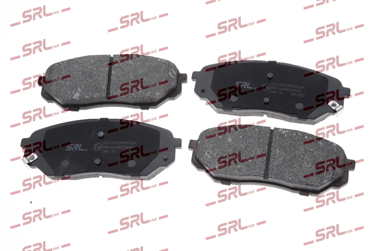 Brake Pad Set, disc brake S70-0705