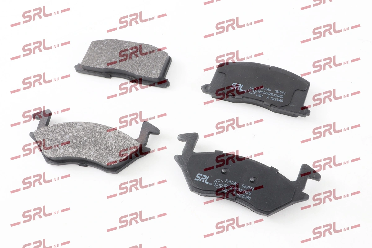 Brake Pad Set, disc brake S70-0585