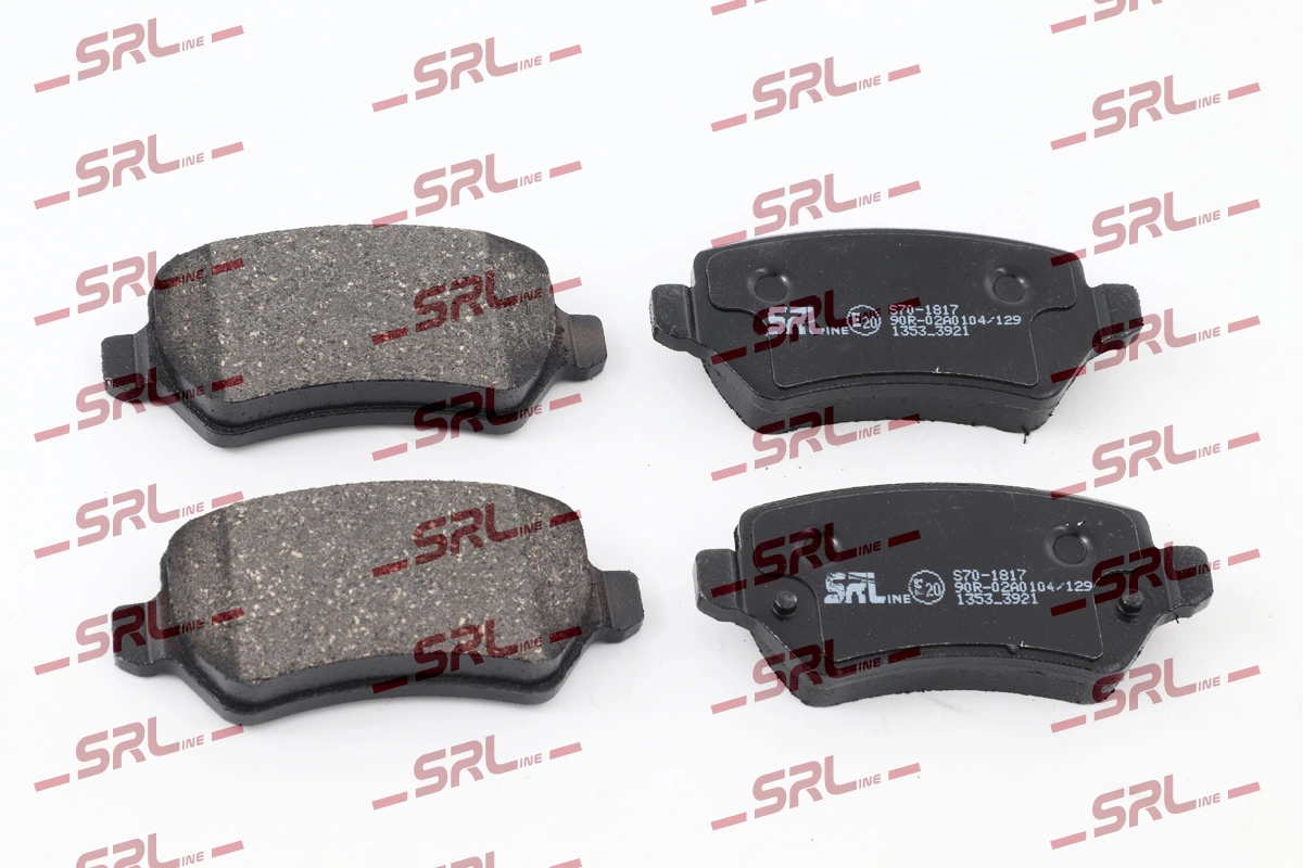 Brake Pad Set, disc brake S70-1817