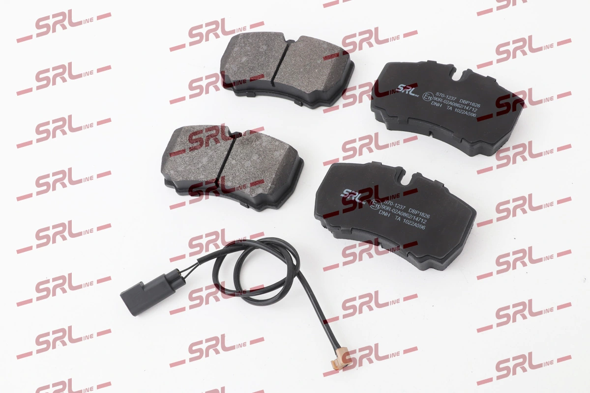 Brake Pad Set, disc brake S70-1237
